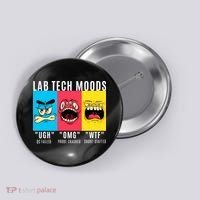 Funny Lab Tech Mood Lab Scientist Lab Week Medical Lab Science Button thumb 0