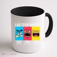 Funny Lab Tech Mood Lab Scientist Lab Week Medical Lab Science Coffee Mug thumb 1