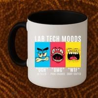 Funny Lab Tech Mood Lab Scientist Lab Week Medical Lab Science Coffee Mug thumb 2