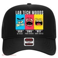 Funny Lab Tech Mood Lab Scientist Lab Week Medical Lab Science Hat thumb 0