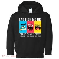 Funny Lab Tech Mood Lab Scientist Lab Week Medical Lab Science Toddler Hoodie thumb 0