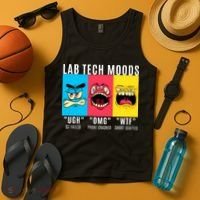 Funny Lab Tech Mood Lab Scientist Lab Week Medical Lab Science Tank Top thumb 4