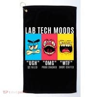Funny Lab Tech Mood Lab Scientist Lab Week Medical Lab Science Golf Towel thumb 0