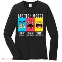 Funny Lab Tech Mood Lab Scientist Lab Week Medical Lab Science Women's Long Sleeve Shirt thumb 0
