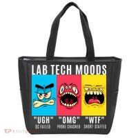 Funny Lab Tech Mood Lab Scientist Lab Week Medical Lab Science Tote Bag thumb 0