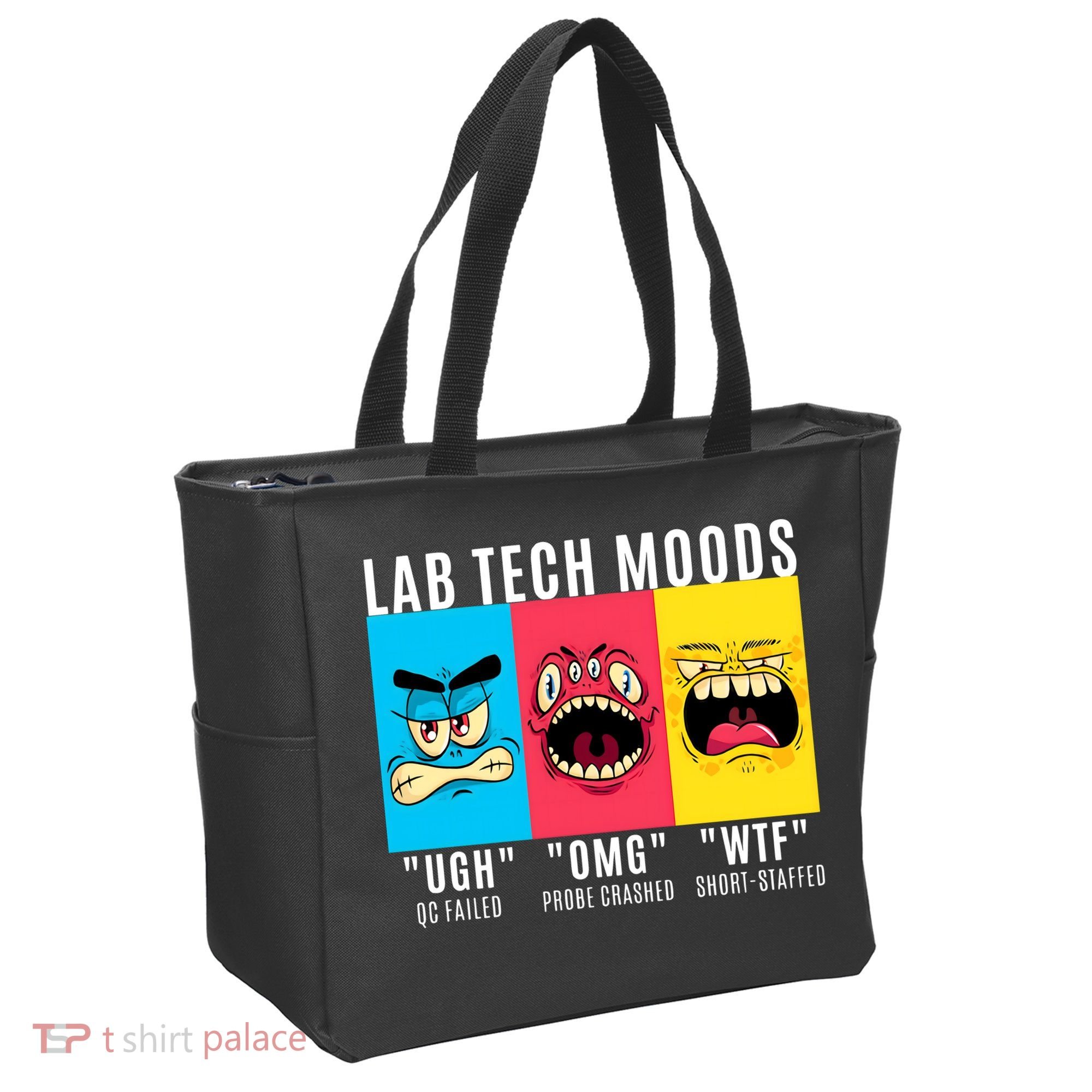 Funny Lab Tech Mood Lab Scientist Lab Week Medical Lab Science Tote Bag