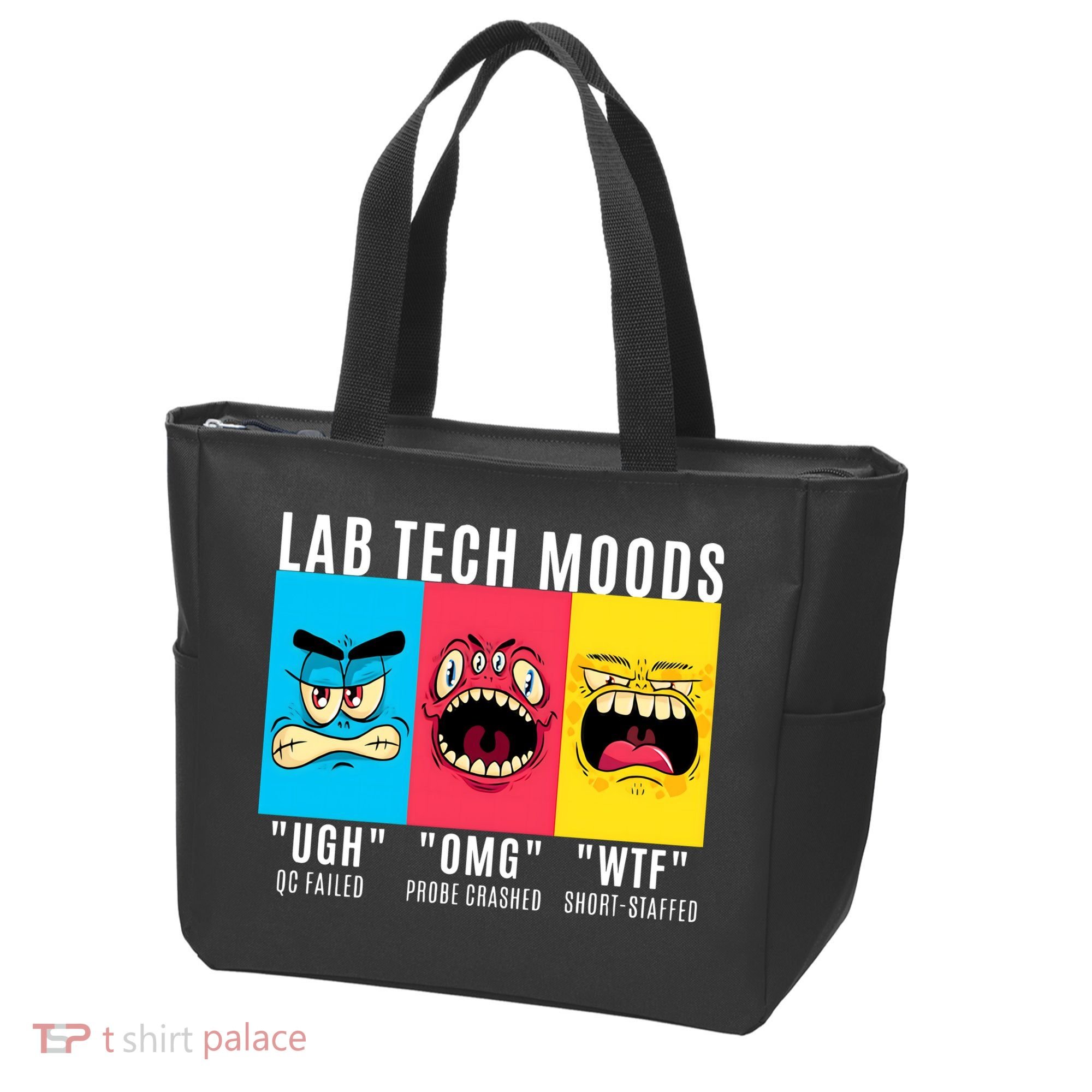 Funny Lab Tech Mood Lab Scientist Lab Week Medical Lab Science Tote Bag