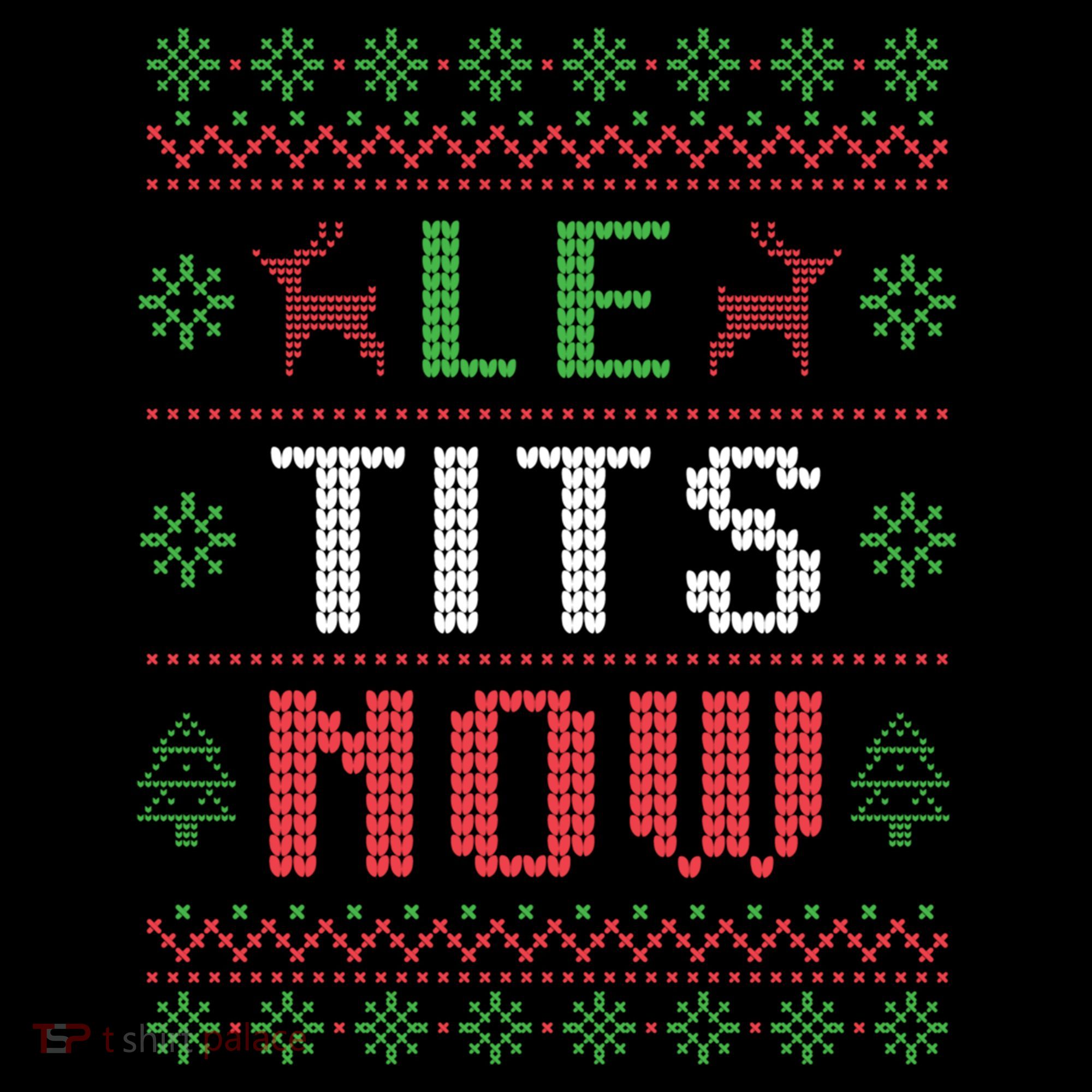 Funny Le Tits Now Funny Christmas Humor Coffee Mug