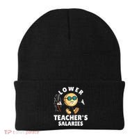 Funny Lower Teacher's Salaries Costume  Beanie thumb 0