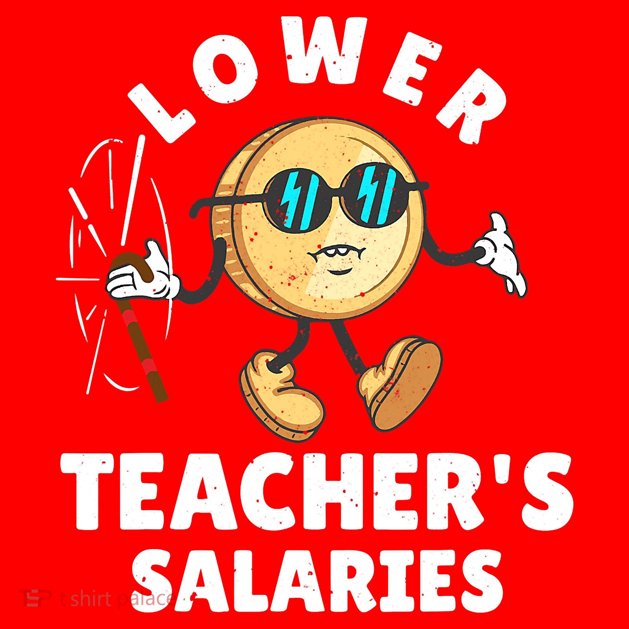 Funny Lower Teacher's Salaries Costume  Santa Hat