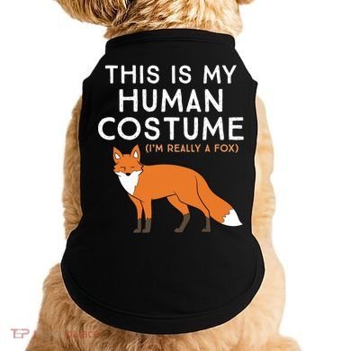 Fox Lover This Is My Hu Costume IM Really A Fox Gift Doggie Tank