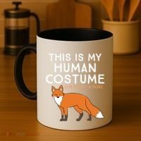 Fox Lover This Is My Hu Costume IM Really A Fox Gift Coffee Mug thumb 4