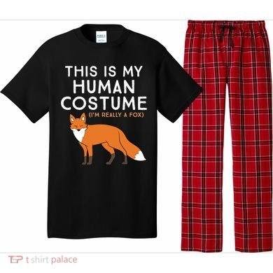 Fox Lover This Is My Hu Costume IM Really A Fox Gift Pajama Set