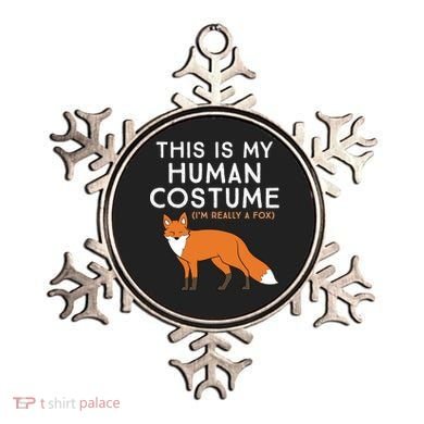 Fox Lover This Is My Hu Costume IM Really A Fox Gift Ornament