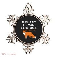 Fox Lover This Is My Hu Costume IM Really A Fox Gift Ornament thumb 0