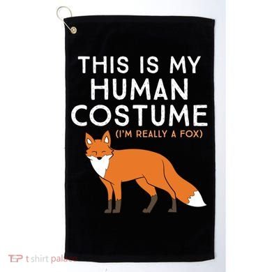 Fox Lover This Is My Hu Costume IM Really A Fox Gift Golf Towel