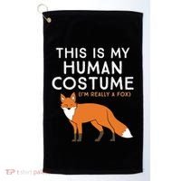 Fox Lover This Is My Hu Costume IM Really A Fox Gift Golf Towel thumb 0