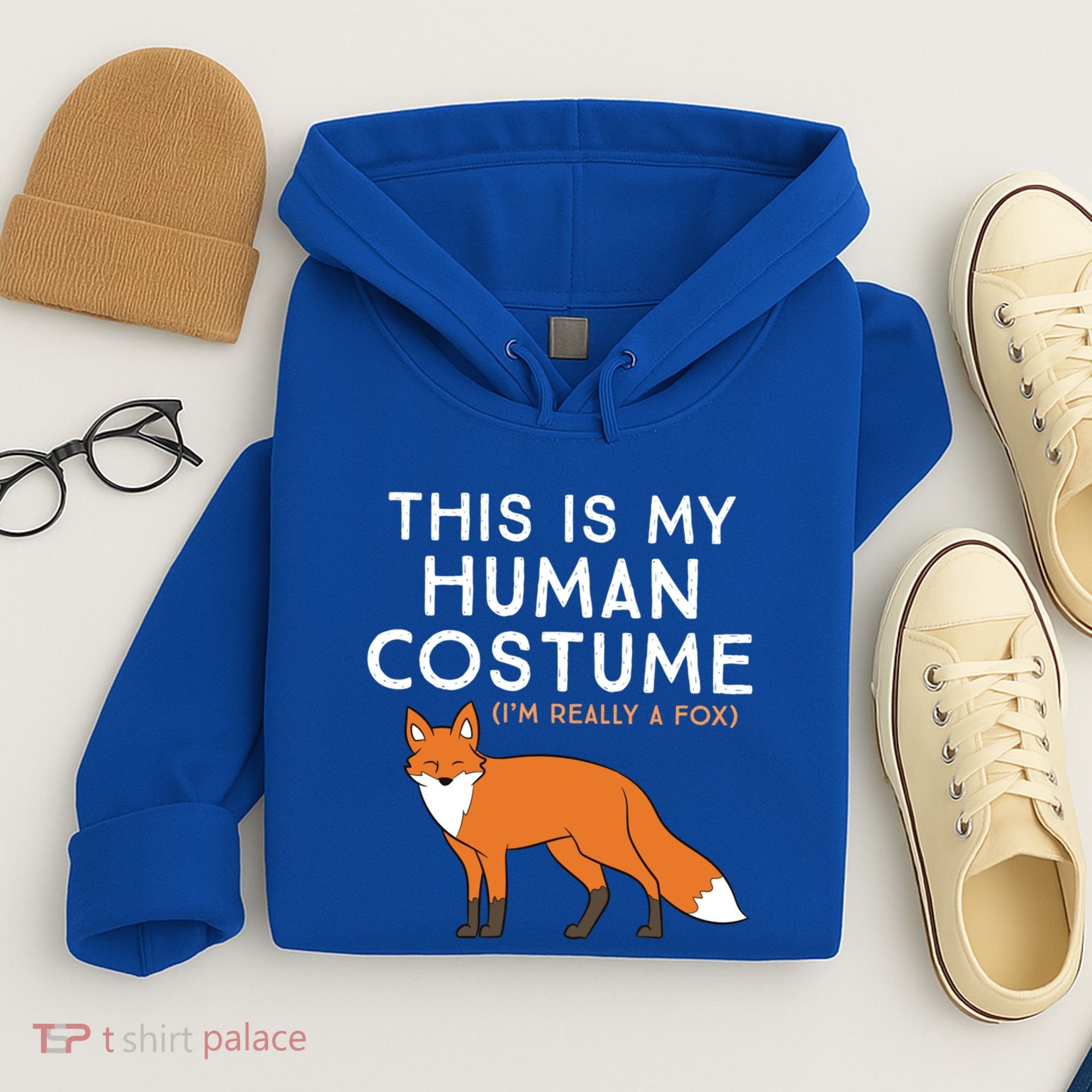 Fox Lover This Is My Hu Costume IM Really A Fox Gift Hoodie