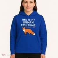 Fox Lover This Is My Hu Costume IM Really A Fox Gift Hoodie thumb 5