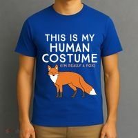 Fox Lover This Is My Hu Costume IM Really A Fox Gift T-Shirt thumb 3
