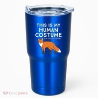 Fox Lover This Is My Hu Costume IM Really A Fox Gift Tumbler thumb 0