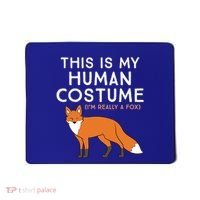 Fox Lover This Is My Hu Costume IM Really A Fox Gift Mousepad thumb 0