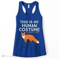 Fox Lover This Is My Hu Costume IM Really A Fox Gift Women's Tank Top thumb 0