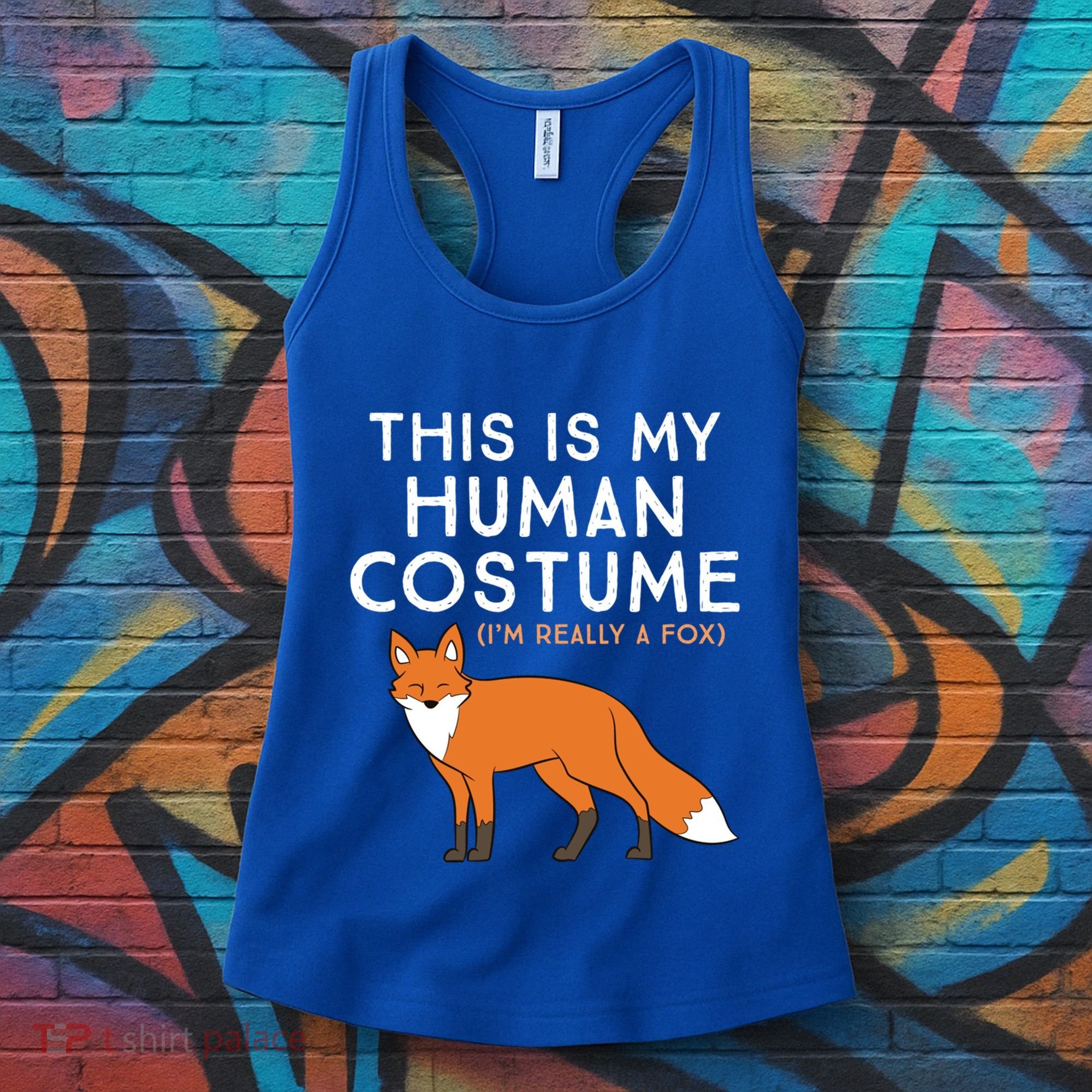 Fox Lover This Is My Hu Costume IM Really A Fox Gift Women's Tank Top