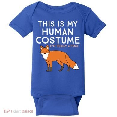 Fox Lover This Is My Hu Costume IM Really A Fox Gift Baby Bodysuit