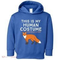Fox Lover This Is My Hu Costume IM Really A Fox Gift Toddler Hoodie thumb 0