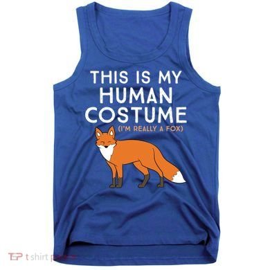 Fox Lover This Is My Hu Costume IM Really A Fox Gift Tank Top