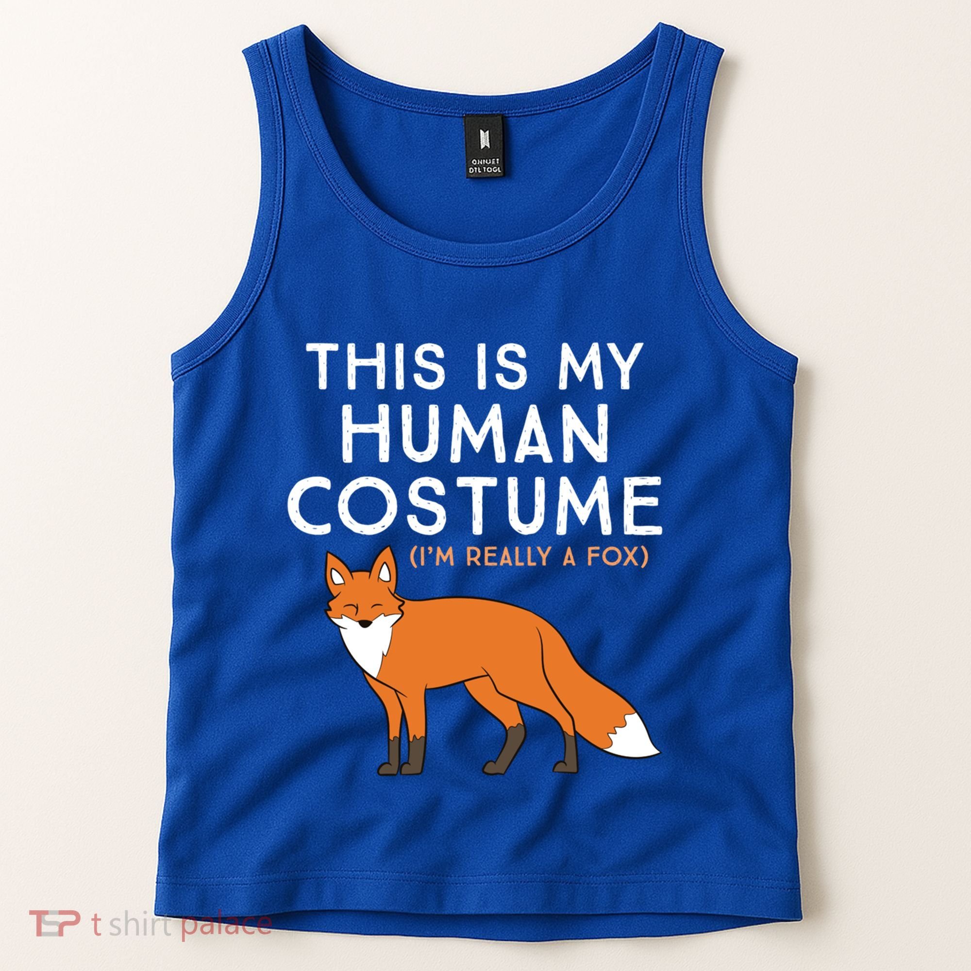 Fox Lover This Is My Hu Costume IM Really A Fox Gift Tank Top