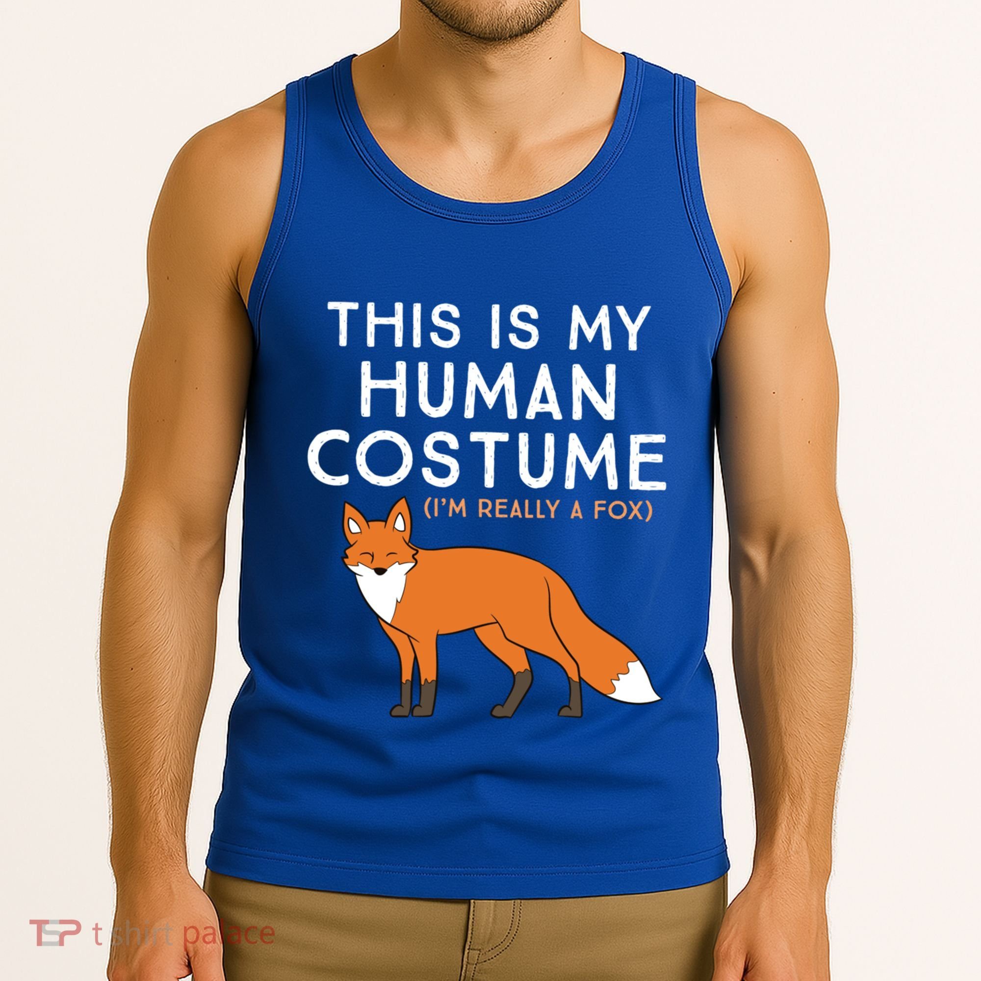 Fox Lover This Is My Hu Costume IM Really A Fox Gift Tank Top