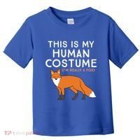 Fox Lover This Is My Hu Costume IM Really A Fox Gift Toddler T-Shirt thumb 0