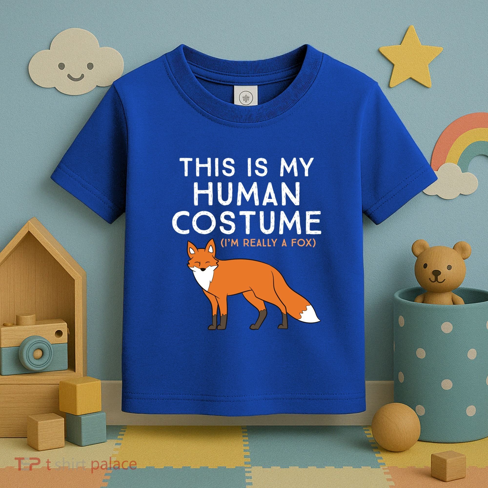 Fox Lover This Is My Hu Costume IM Really A Fox Gift Toddler T-Shirt