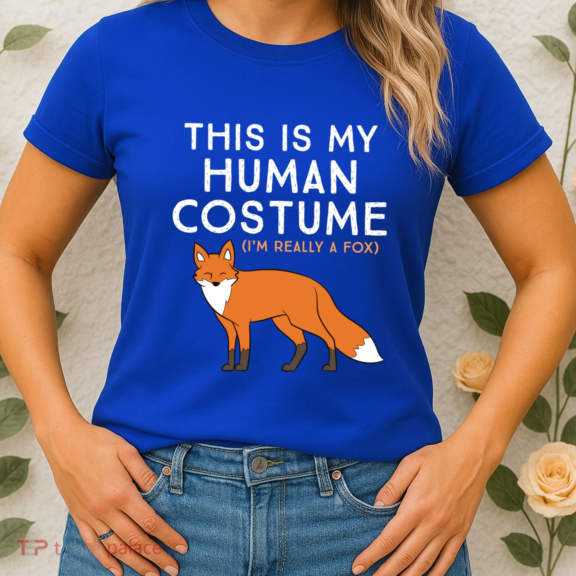 Fox Lover This Is My Hu Costume IM Really A Fox Gift Women's T-Shirt