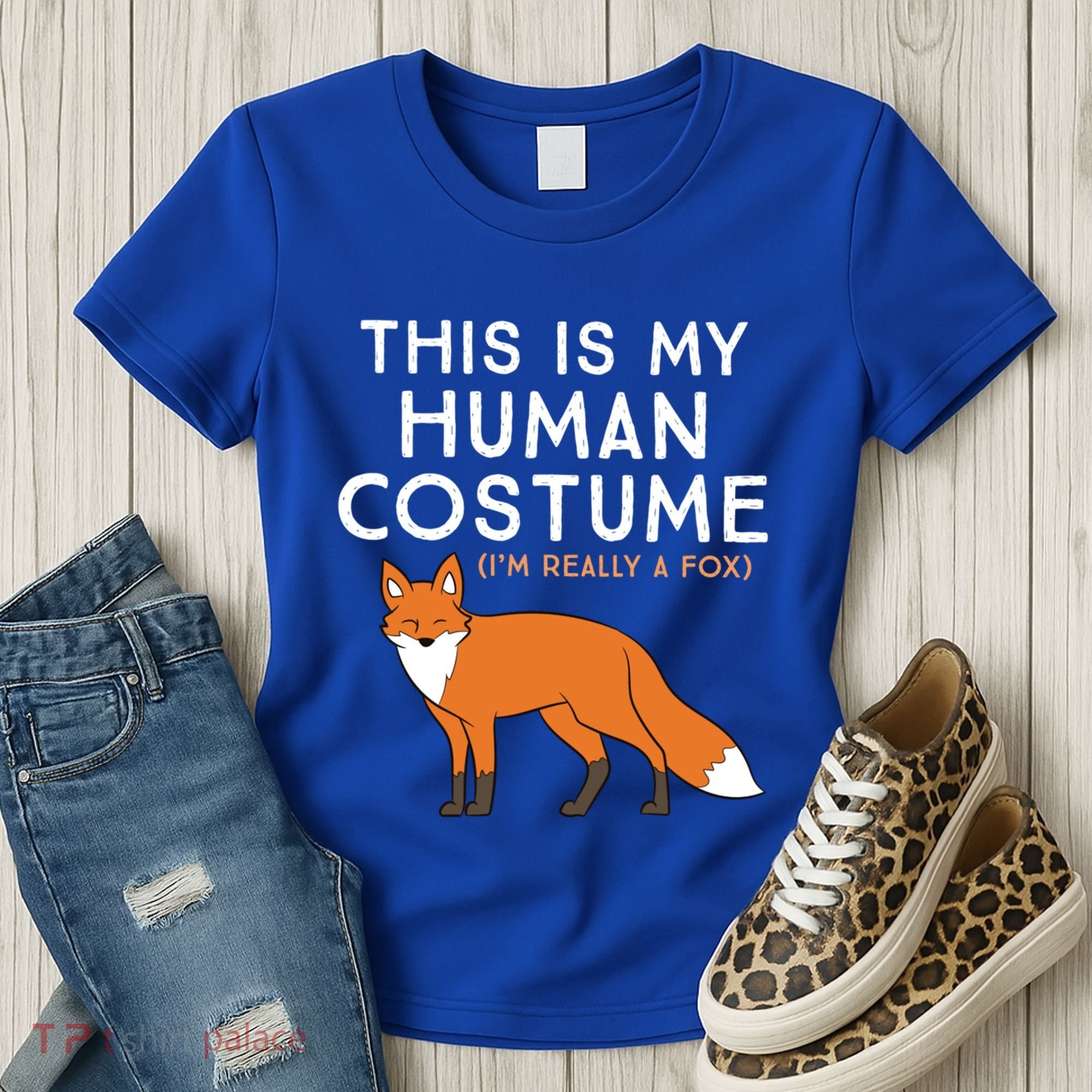 Fox Lover This Is My Hu Costume IM Really A Fox Gift Women's T-Shirt