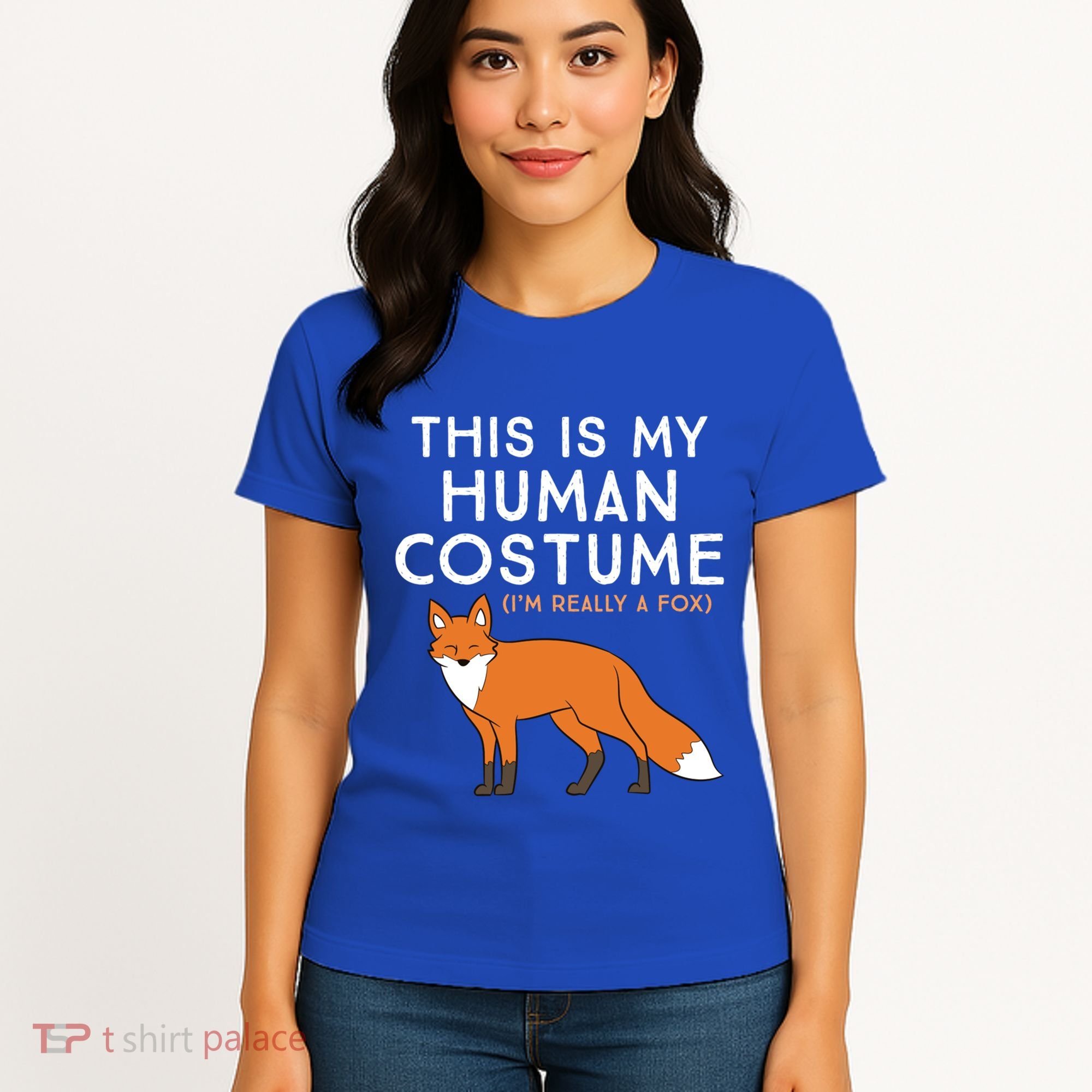 Fox Lover This Is My Hu Costume IM Really A Fox Gift Women's T-Shirt