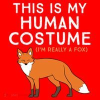 Fox Lover This Is My Hu Costume IM Really A Fox Gift Santa Hat thumb 1