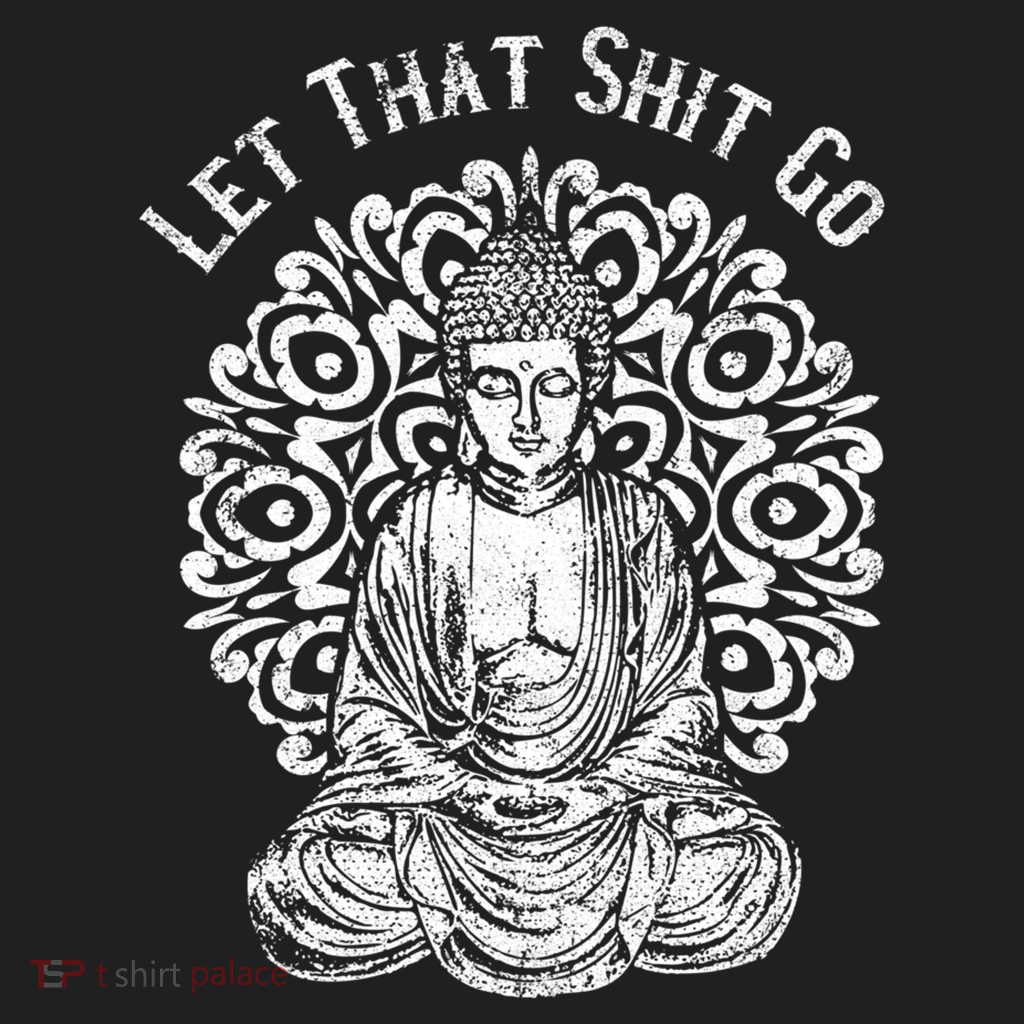 Funny Let That Shit Go Buddha Gift Beanie