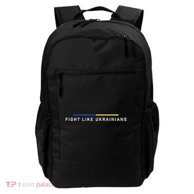 Fight Like Ukrainian Ukraine Flag Support Backpack