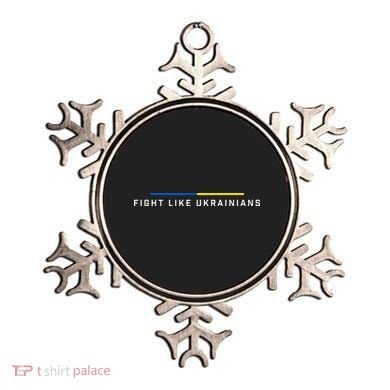 Fight Like Ukrainian Ukraine Flag Support Ornament