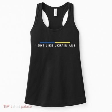 Fight Like Ukrainian Ukraine Flag Support Women's Tank Top