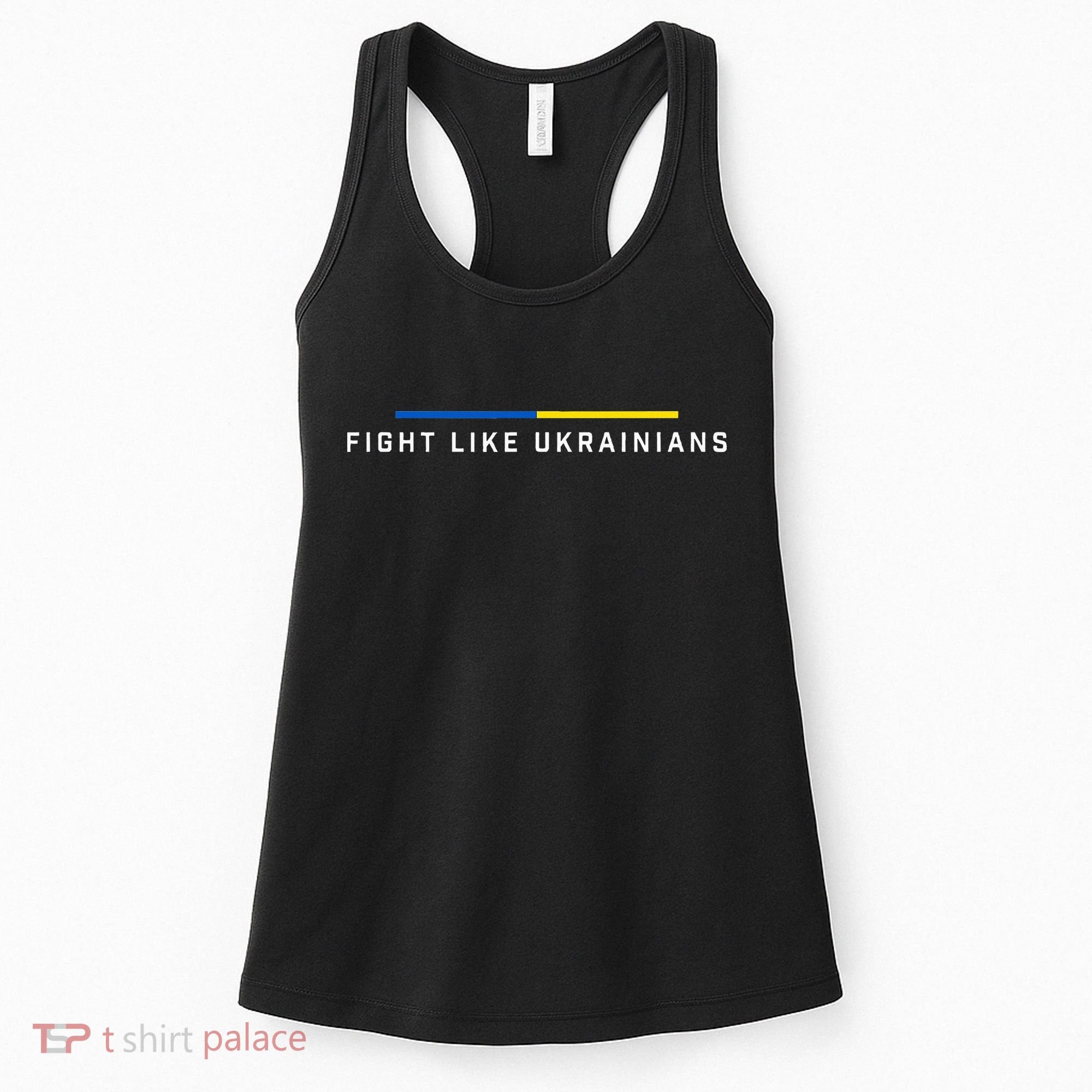 Fight Like Ukrainian Ukraine Flag Support Women's Tank Top