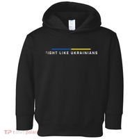 Fight Like Ukrainian Ukraine Flag Support Toddler Hoodie thumb 0