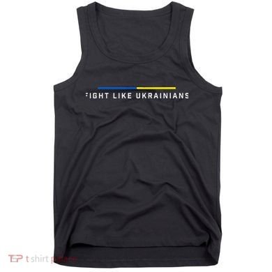 Fight Like Ukrainian Ukraine Flag Support Tank Top