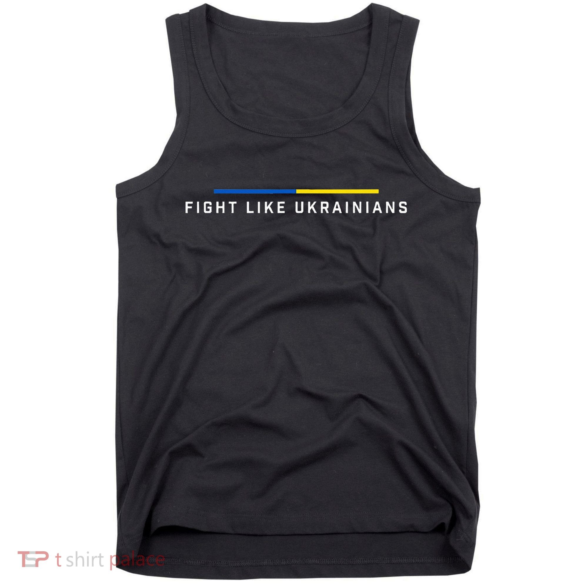Fight Like Ukrainian Ukraine Flag Support Tank Top