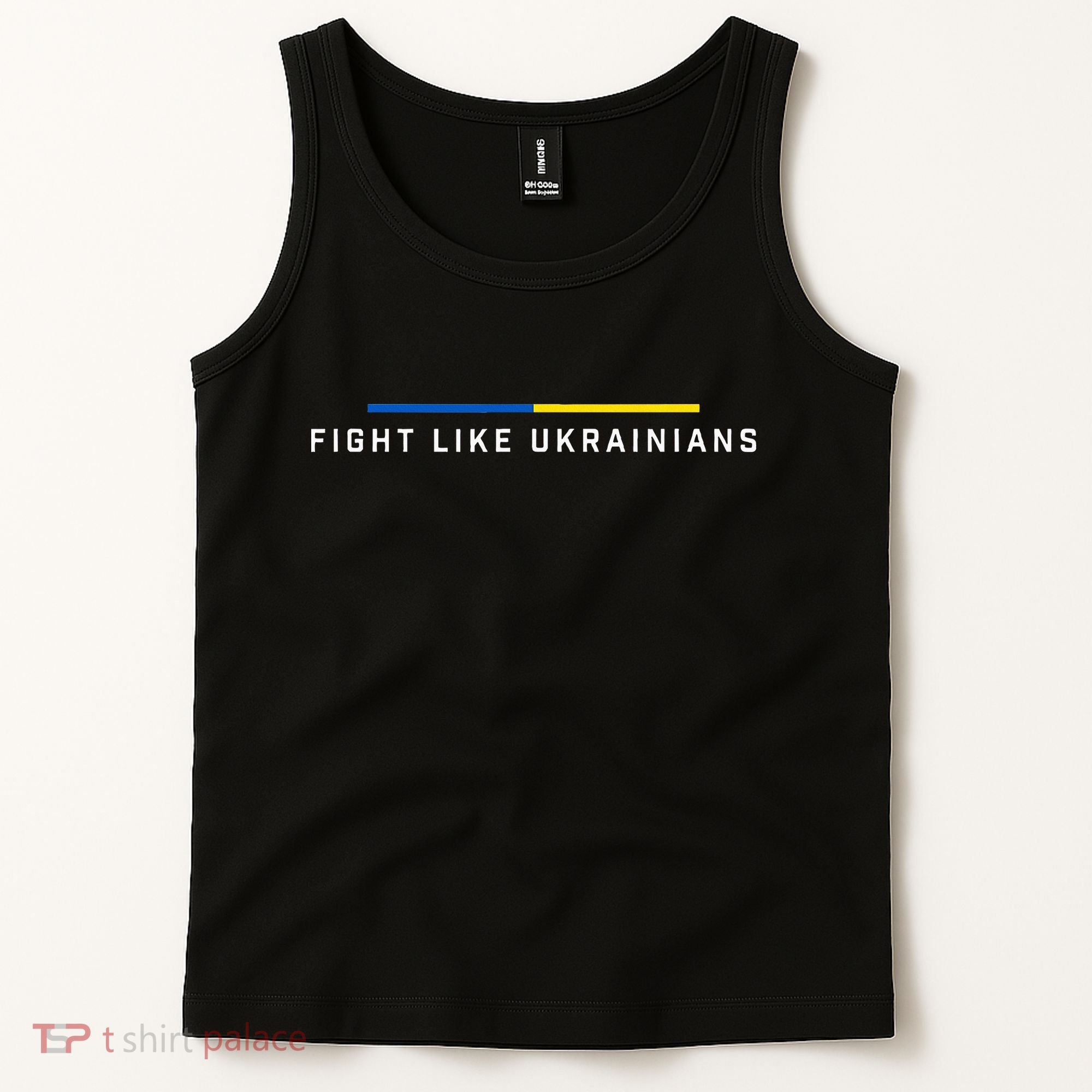 Fight Like Ukrainian Ukraine Flag Support Tank Top