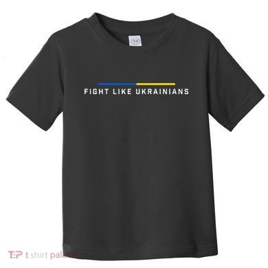 Fight Like Ukrainian Ukraine Flag Support Toddler T-Shirt