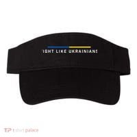 Fight Like Ukrainian Ukraine Flag Support Visor thumb 0
